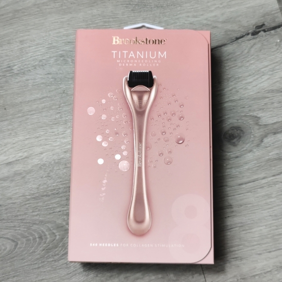 Brookstone Other - NIB Brookstone Titanium Microneedling Derma Facial Skincare Roller